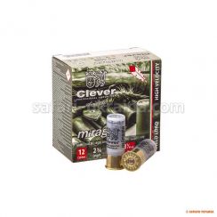 Патрон Clever Mirage T3 H.V, кал.12/70, дріб №0 (4 мм), 36 г (контейнерний)