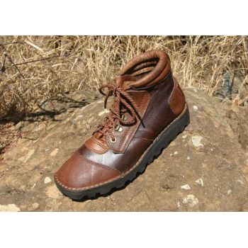 Летние ботинки из кожи буйвола Courteney boots Safari, высота 15 см