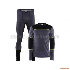 Комплект чоловічої термобілизни Craft Baselayer Set Man Black DK Grey Melange