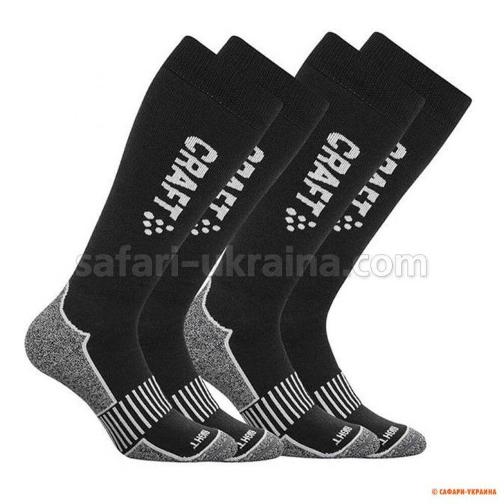 Носки Craft Warm Multi 2-Pack High черные (40-42)
