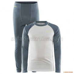 Комплект чоловічої термобілизни Craft Core Warm Baselayer Set M Trooper-Ash