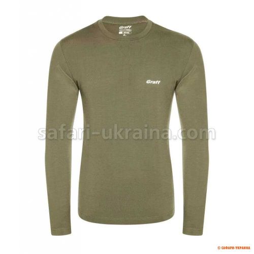 Чоловіча термоактивна футболка з довгим рукавом GRAFF Merino Light 920 