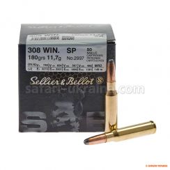 Патрон Sellier & Bellot кал.308 Win пуля SP масса 11,7 грамм/180 гран.
