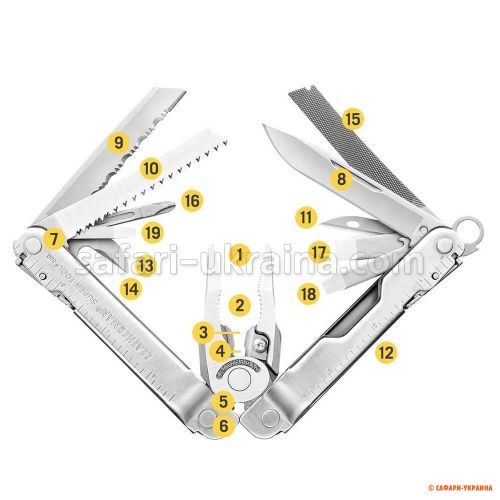Мультитул Leatherman Super Tool 300, нейлоновый чехол