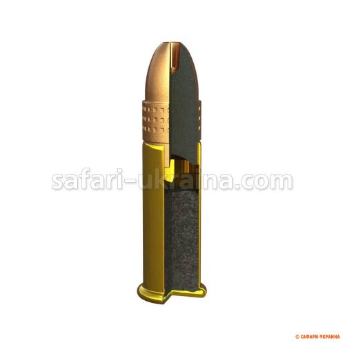Патрон Remington Golden Hunter, кал .22 LR, Plated HP, вес 2,6 gr/40 grs