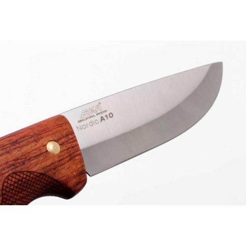 Нож Eka Nordic A10, длина клинка 101 мм, рукоять: дерево Bubinga