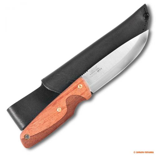 Нож Eka Nordic W11, длина клинка 111 мм, рукоять: дерево Bubinga