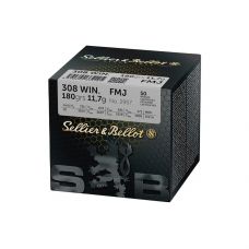 Патрон Sellier & Bellot кал.308 Win(7,62/51) куля FMJ,  маса 11,7 gr./180 grs. (за шт.)