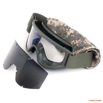 Защитная баллистическая маска ESS Land Ops, 2 сменные линзы