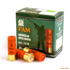 Патрон FAM-Pionki, кал.12/70, № 3 (3,5 мм), 36 г