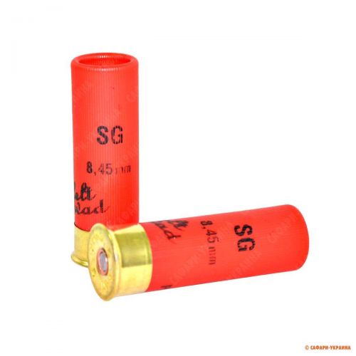 Патрон FAM-Pionki Buckshot SG, кал.12/70, картечь 8,45 мм (9 шаров), 32 г