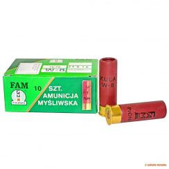 Патрон FAM-Pionki W-8, кал.16/70, тип кулі W-8, маса 26 г