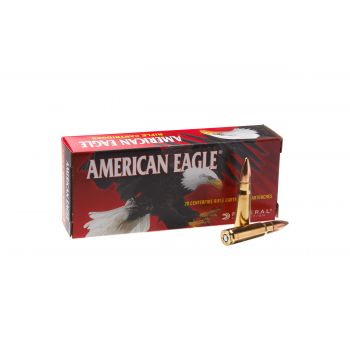 Патрон Federal American Eagle, кал.7,62х39, тип пули FMJ, вес 8 gr/124 grs
