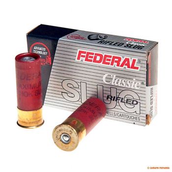 Патрон пулевой Federal Classic, кал.10/89, тип пули Rifled Slug, масса 49,6 г