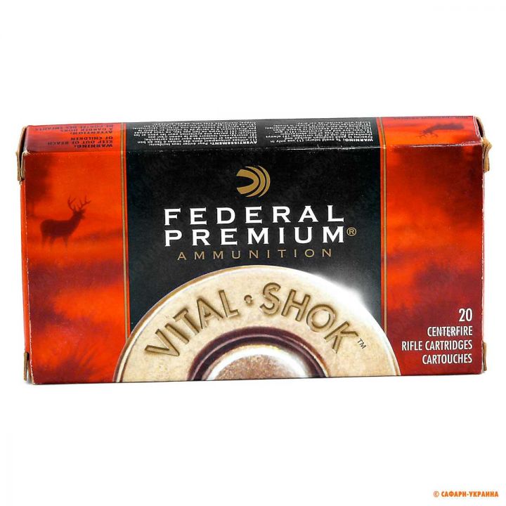 Патрон Federal Premium V-Shok, кал.338 Win Mag,Triple Shock X-Bullet, вес: 14,6 g/225 grs