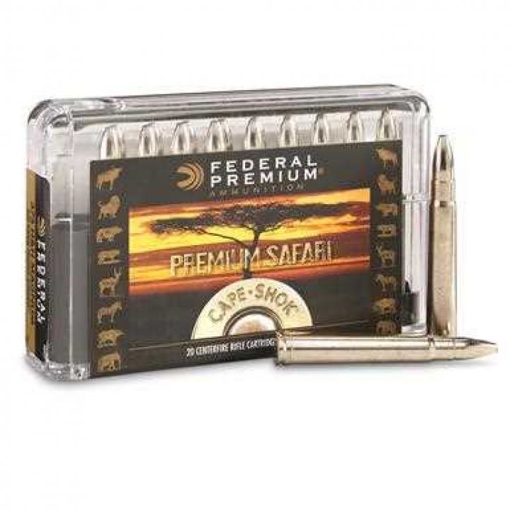 Патрон Federal Premium Cape-Shok, кал.370 SAKO Mag (9.3x66), Barnes Banded Solid, вес: 18,5g /286grs