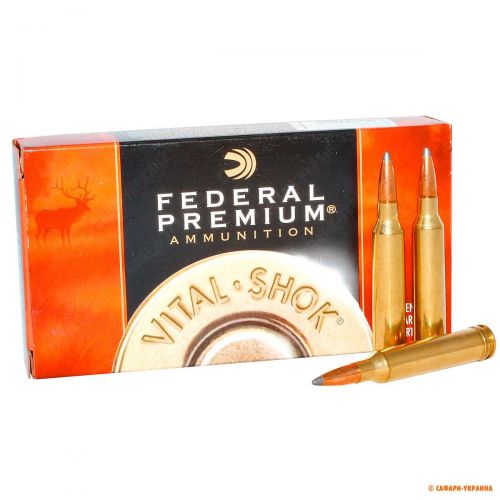 Патрон Federal Premium V-Shok, кал.7mm Rem Mag, Partition, вага: 10,37 g/160 grs 