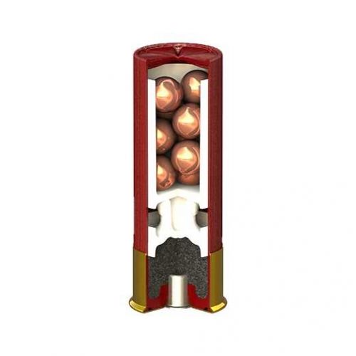 Патрон Federal Premium Vital-Shok, кал.12/89, картечь 8,38 мм (18 шаров), омедненная