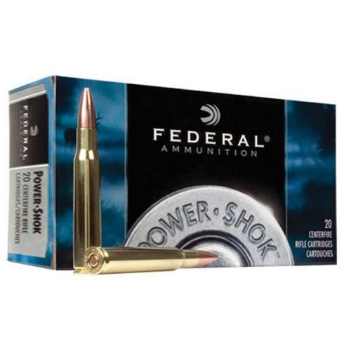 Патрон Federal Power Shok, кал. 8x57 JS, тип пули SP, вес: 11,0 g/170 grs Патрон Federal Power Shok, кал. 8x57 JS, тип пули SP, вес: 11,0 g/170 grs