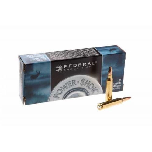 Патрон Federal Power-Shok, кал.223 Rem, тип кулі SP, вага: 4,15 g/64 grs Патрон Federal Power-Shok, кал.223 Rem, тип кулі SP, вага: 4,15 g/64 grs