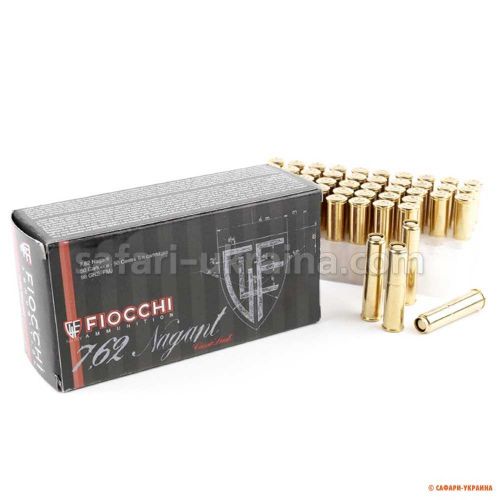 Патрон мисливський нарізний Fiocchi, кал.7,62 NAGANT, FMJ 98 grs/6.35 gr. 