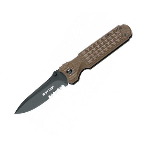 Складаний ніж Fox Predator II Half Serrated 