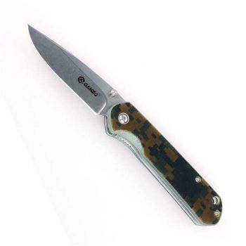 Нож складной туристический Ganzo G6801-CA, камуфлированный