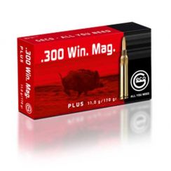Патрон Geco, кал.300 Win Mag, тип пули: Plus, вес: 11,0 g/170 grs