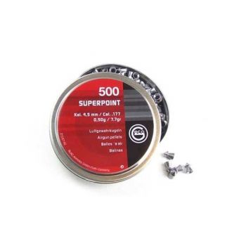 Кулі для пневматики Geco Superpoint Extra, кал. 4,5 мм, вага: 0,45 gr / 7,0 grs, 500 шт.