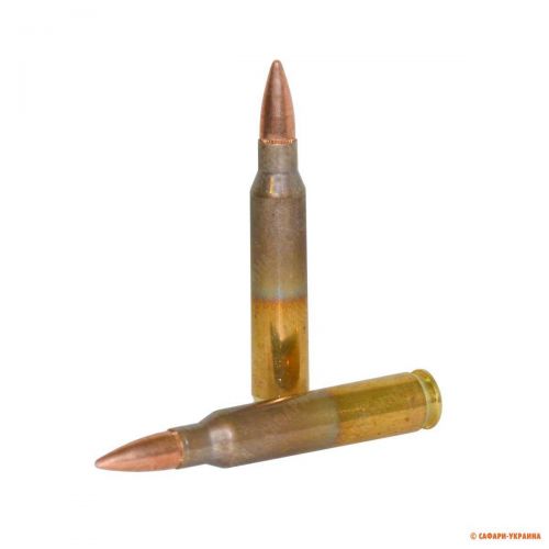 Патрон нарезной GGG, 223 Rem. тип пули: FMJ, вес: 55grs/3.56г