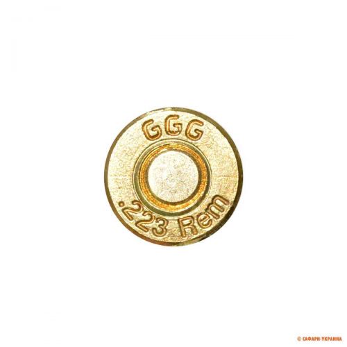 Патрон нарезной GGG, 223 Rem. тип пули: FMJ, вес: 55grs/3.56г
