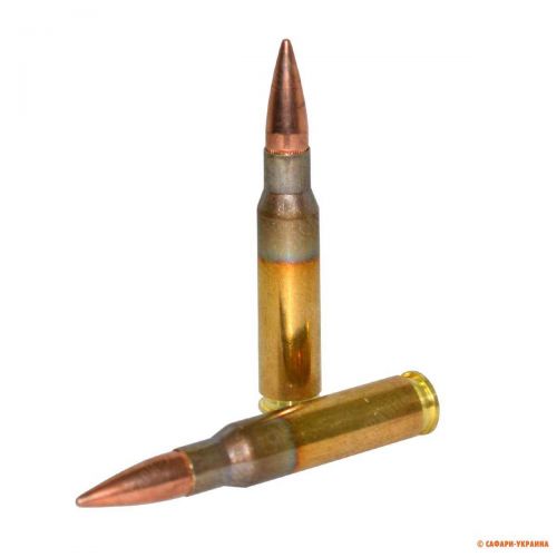 Патрон нарізний GGG FMJ кал.308 Win. Вага 9.65 г 