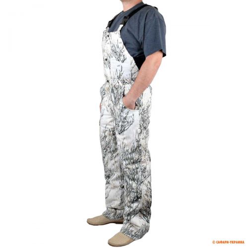 Комбінезон зимовий для полювання Ghost Camo Tricot Bib, камуфляж сніг 