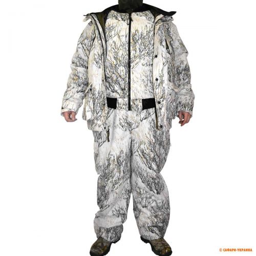 Костюм зимовий 4 in 1 Ghost Camo, з водовідштовхувальними і вітрозахисними властивостями, колір snow 