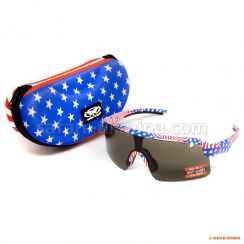 Окуляри Global Vision Holeshot USA Flag (gray)