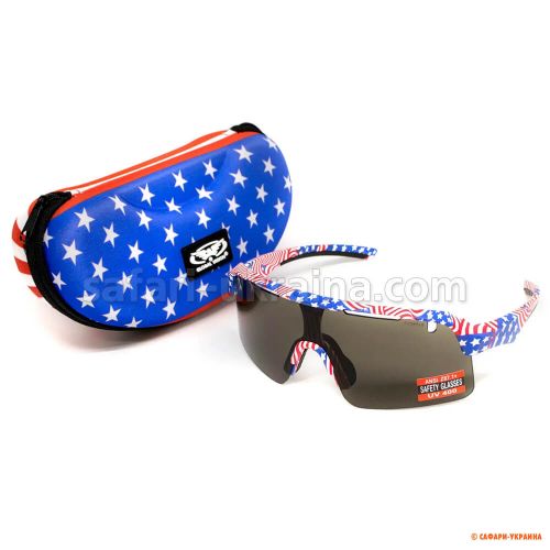 Окуляри Global Vision Holeshot USA Flag (gray) 