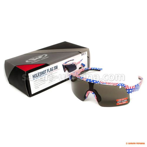 Окуляри Global Vision Holeshot USA Flag (gray) 