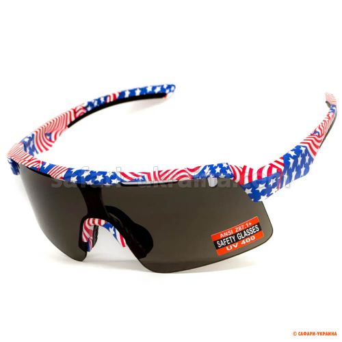 Окуляри Global Vision Holeshot USA Flag (gray) 