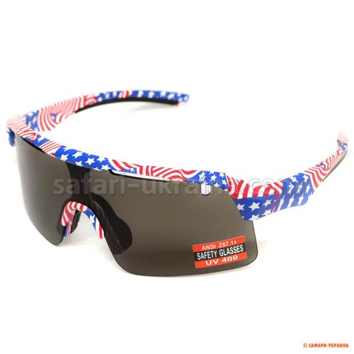 Окуляри Global Vision Holeshot USA Flag (gray) 