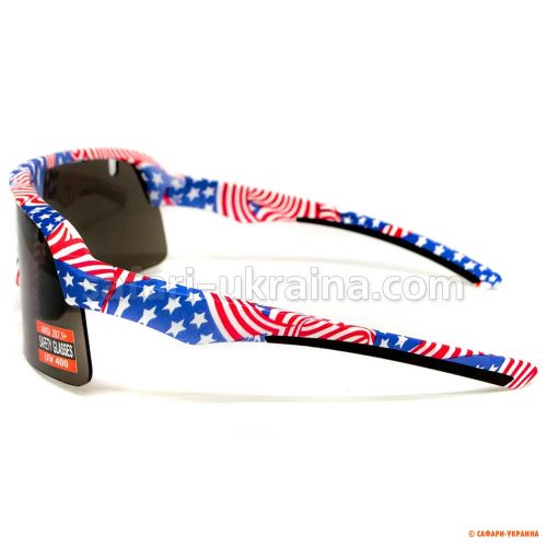 Окуляри Global Vision Holeshot USA Flag (gray) 