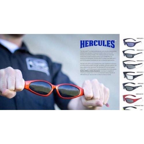 Защитные стрелковые очки Global Vision Hercules-6, гибкая оправа, цвет - clear