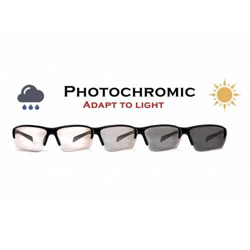 Защитные фотохромные очки Global Vision Hercules-7 Photocromic, гибкая оправа, цвет - clear