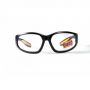 Дитячі захисні спортивні окуляри Global Vision Hercules-mini, гнучка оправа, колір - clear 
