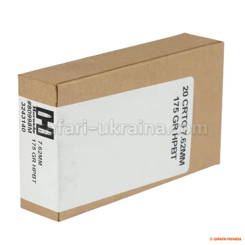Патрон Hornady TAP кал .308 Win пуля HPBT масса 175 grs-11,3 gr (1 шт)