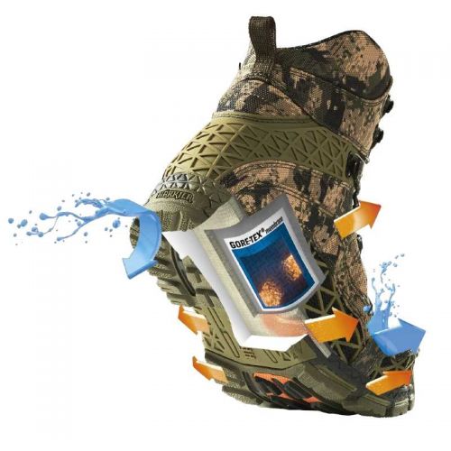 Охотничьи ботинки Harkila Trapper Master GTX 6, мембрана GORE-TEX® SURROUND™
