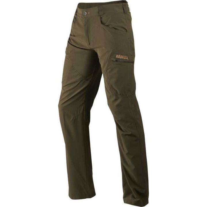 Легкие летние охотничьи брюки Harkila Herlet Tech Trousers, цвет зелёный