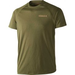 Футболка Harkila Herlet Tech, антибактериальная пропитка Polygiene®, цвет Rifle green