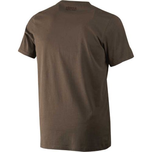 Мисливська футболка Harkila Odin Wild boar t-shirt, колір Demitasse Brown 