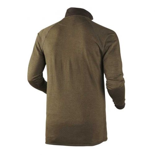 Чоловіча вовняна термофутболка Harkila Shirt with zip, з коміром на блискавці 