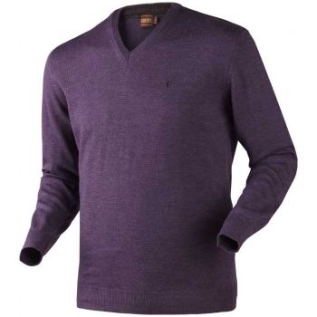 Пуловер чоловічий Harkila Jari, з шерсті мериносів, колір: фіолетовий